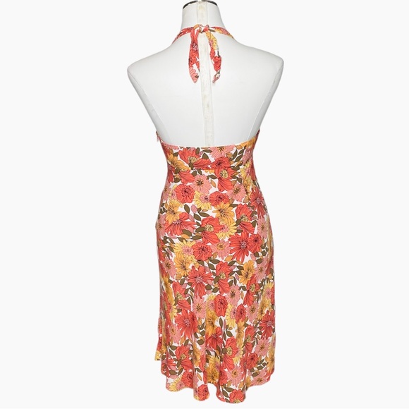 Ann Taylor LOFT Floral Halter Midi Dress - Picture 3 of 11